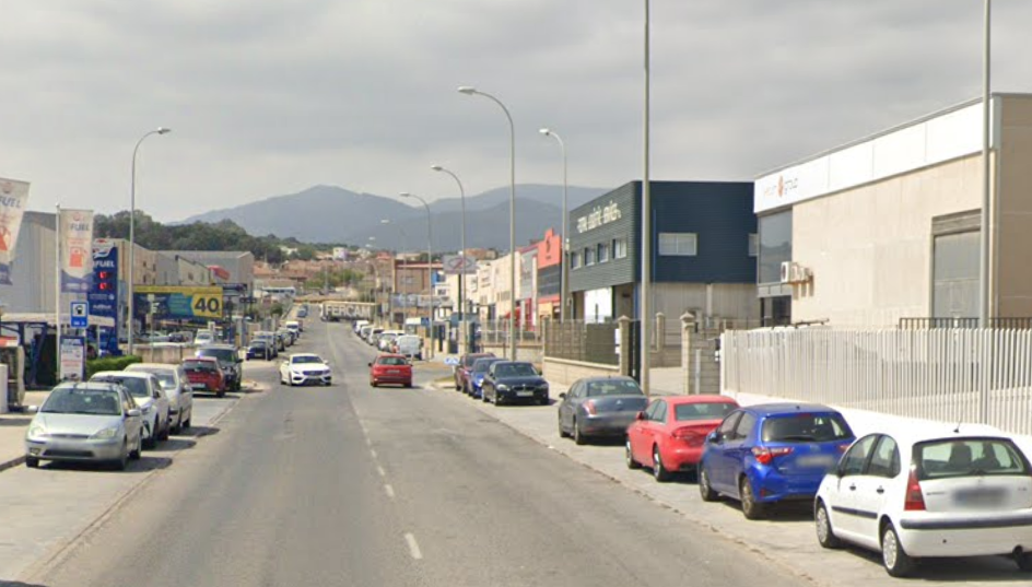 Un punto del polígono de La Menacha, en Algeciras, donde ha tenido lugar el accidente, en una imagen de Google Maps.