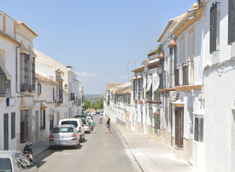 La calle Mancilla, en Osuna, donde tuvo lugar el crimen, en una imagen de Google Maps.