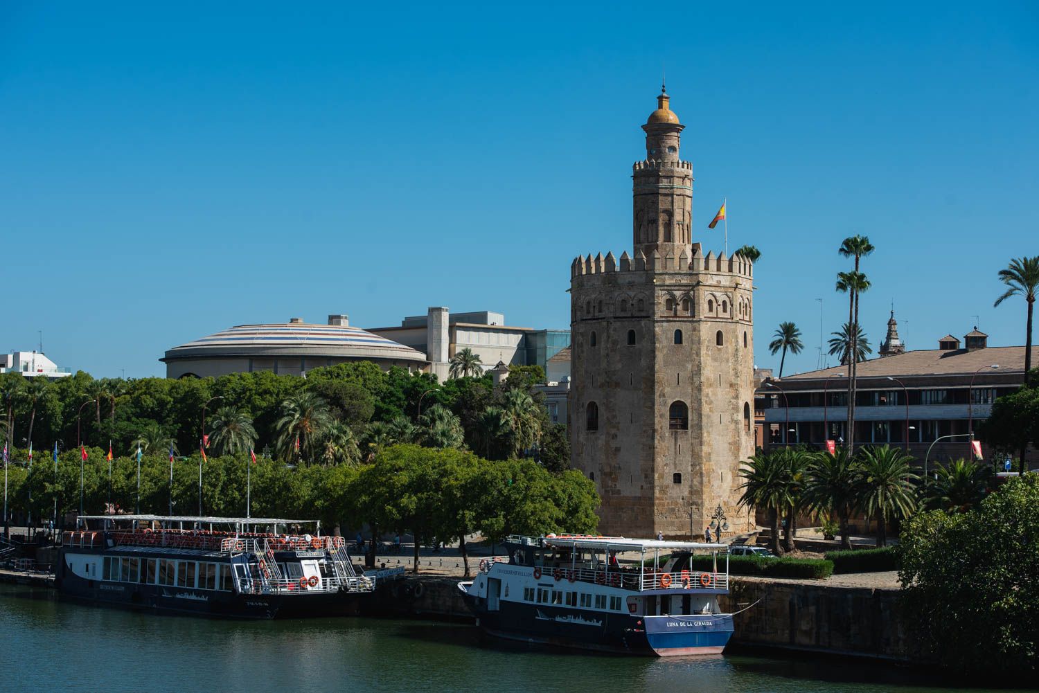 Torre del Oro de Sevilla, en una imagen reciente.