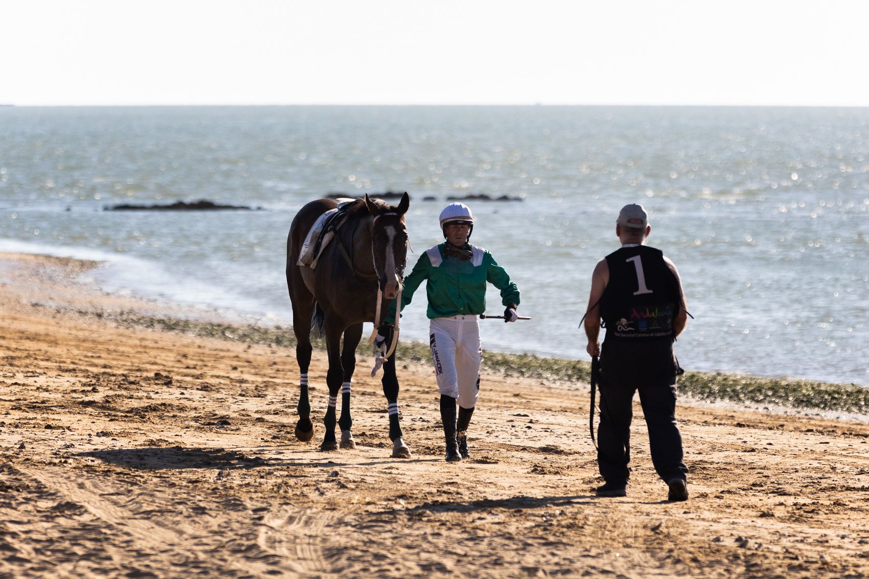 Segunda jornada del primer ciclo de las carreras de caballos en Sanlúcar