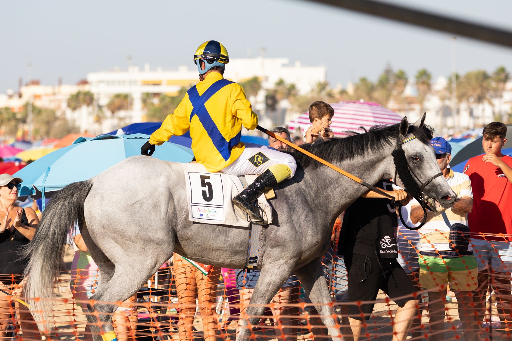 Segunda jornada del primer ciclo de las carreras de caballos en Sanlúcar