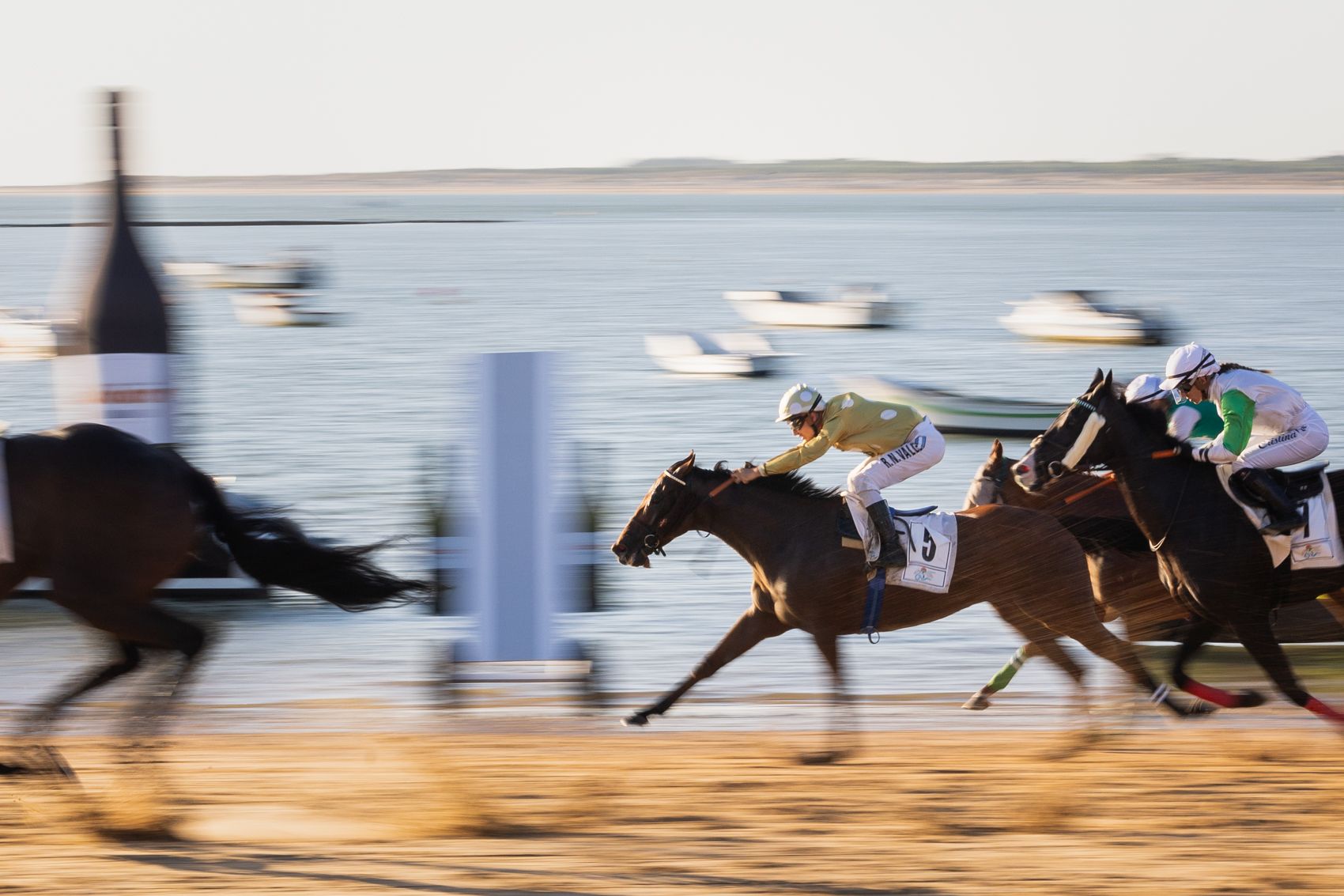 Imagen de archivo de las carreras de caballos del pasado verano en Sanlúcar.