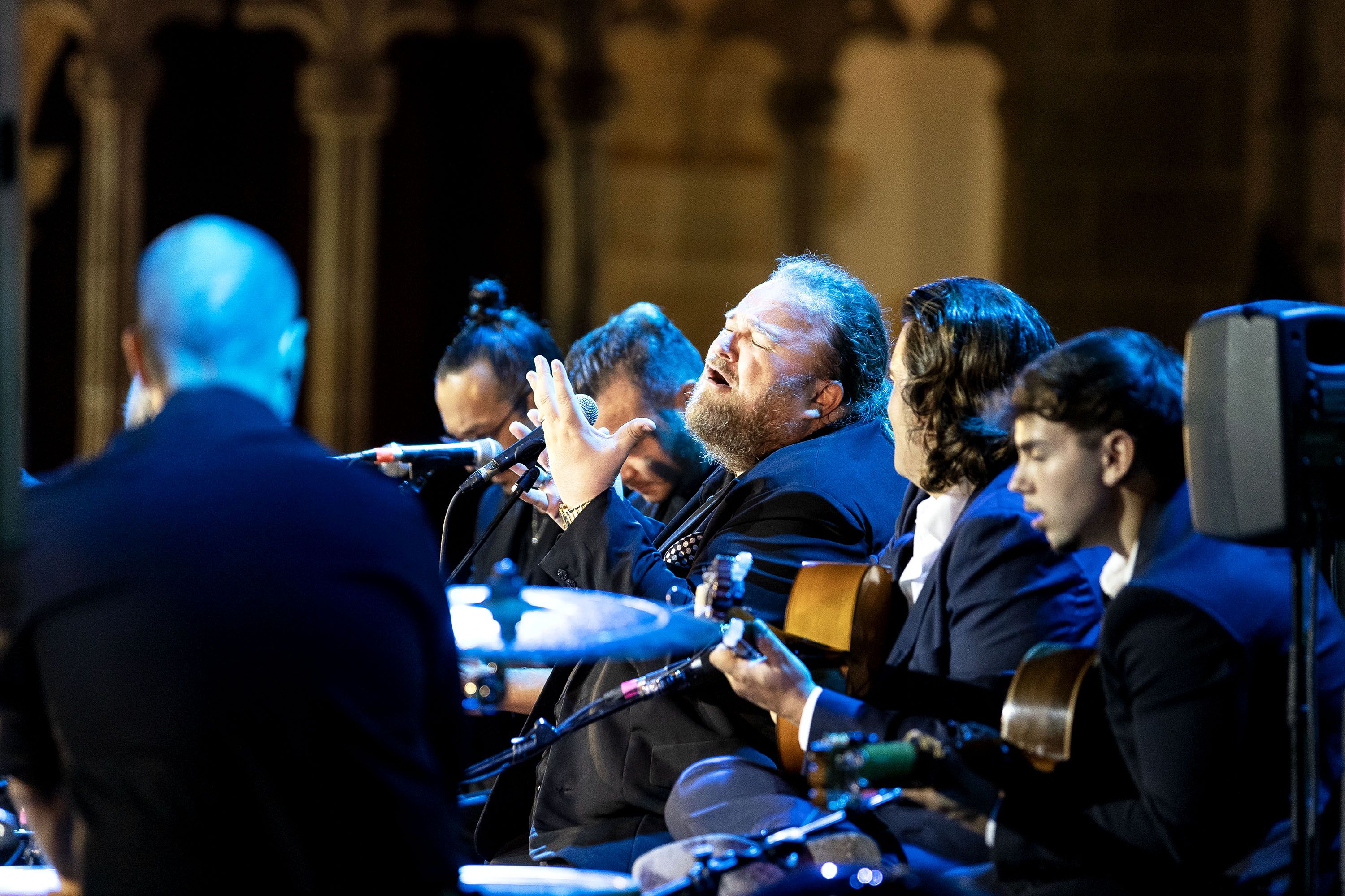 Ezequiel Benítez  en la Fiesta de la Bulería