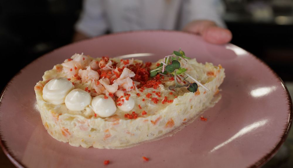 Detalle de uno de los platos del restaurante.