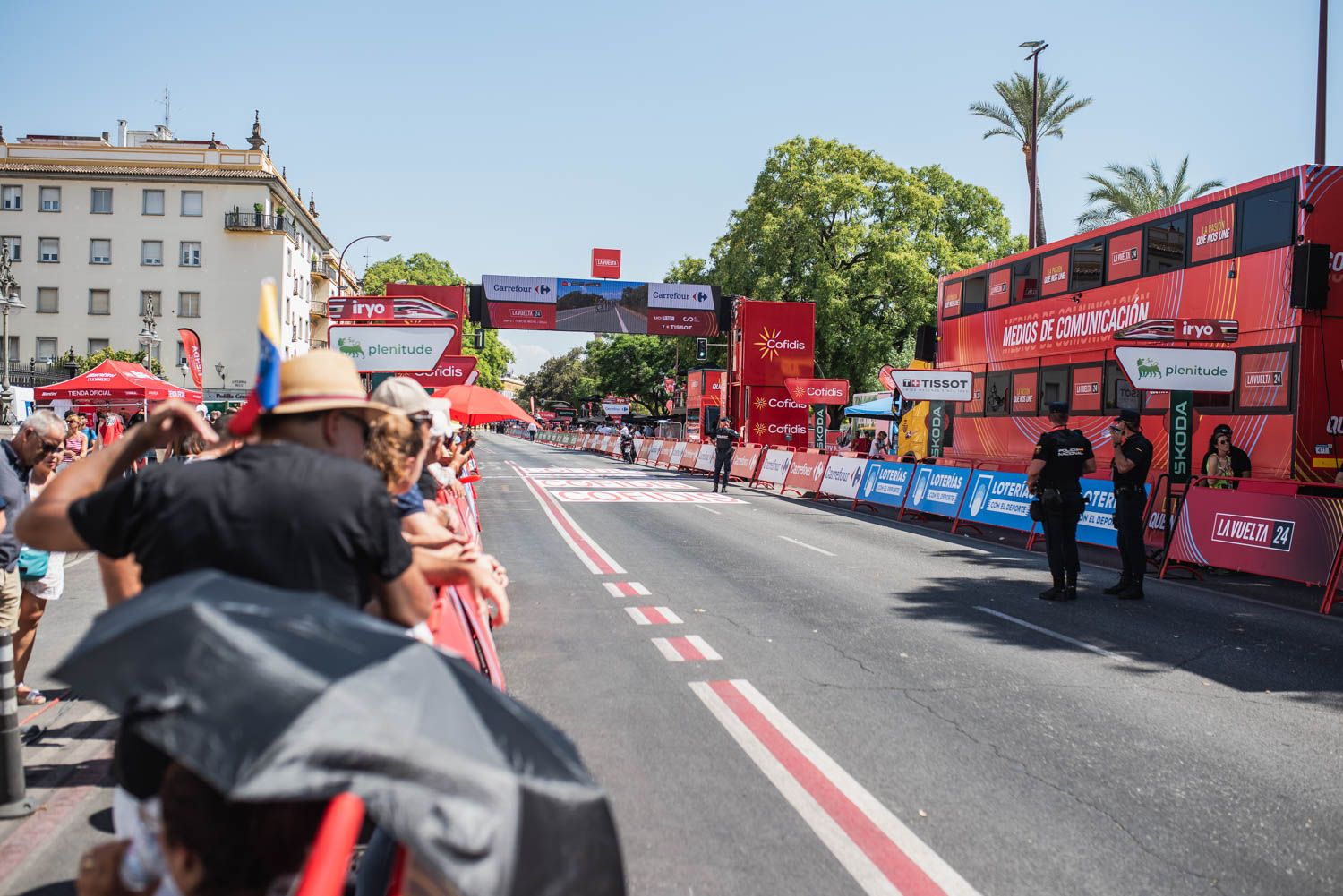 La llegada de La Vuelta a Sevilla, en imágenes