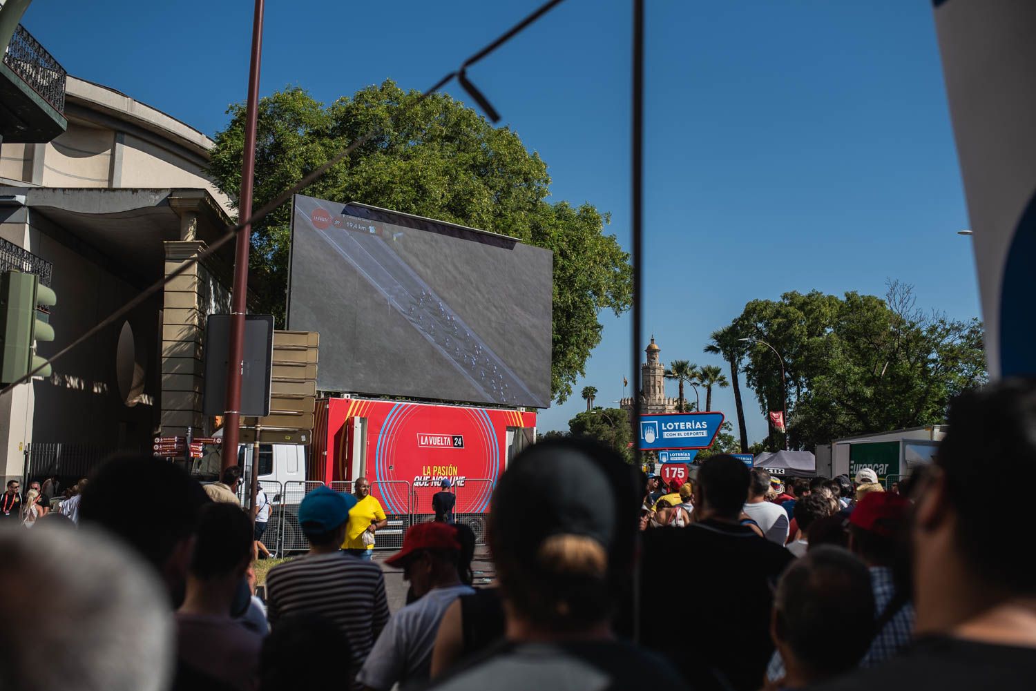 La llegada de La Vuelta a Sevilla, en imágenes