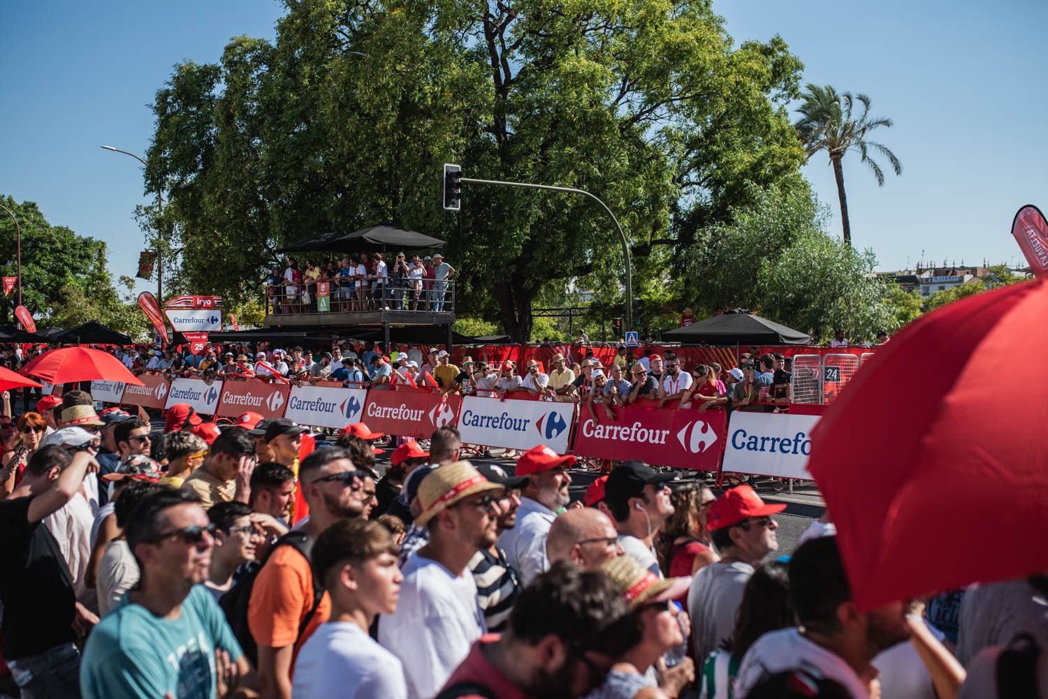 La llegada de La Vuelta a Sevilla, en imágenes