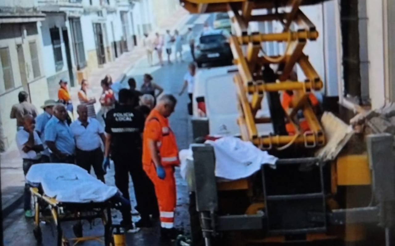 Una imagen del suceso acaecido en Las Cabezas de San Juan.