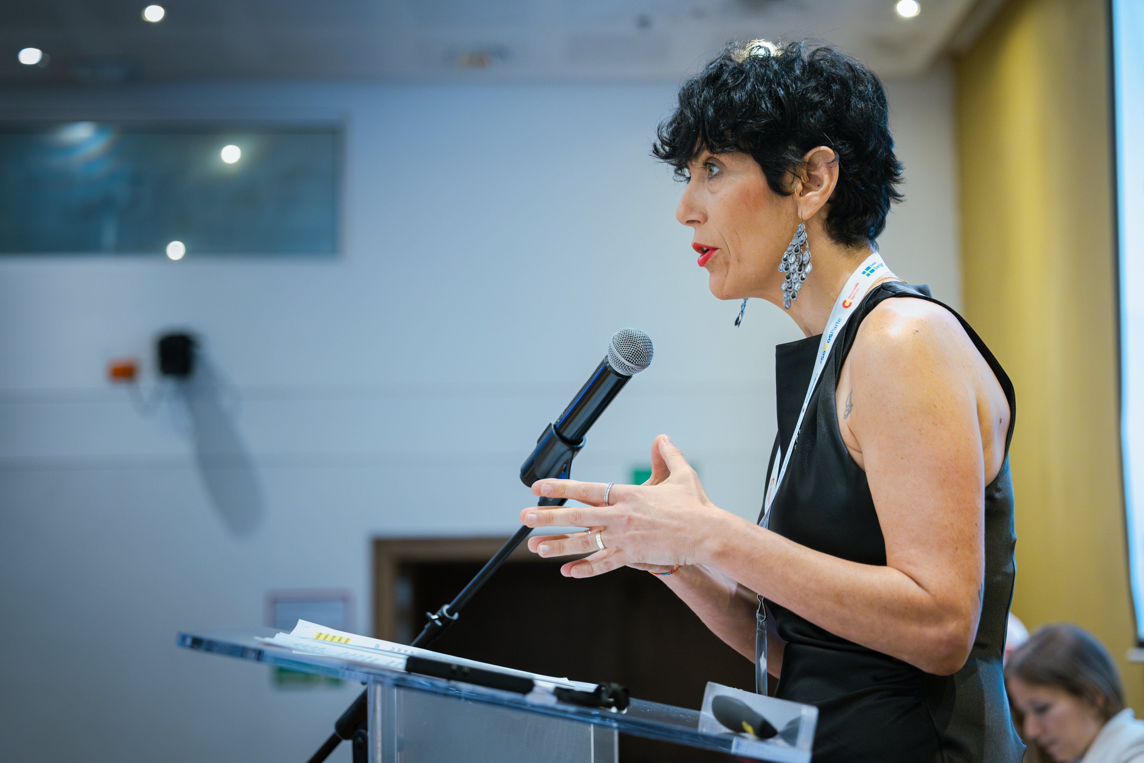 Elma Saiz, ministra de Seguridad Social del Gobierno de España. Elma Saiz, ministra de Seguridad Social del Gobierno de España.