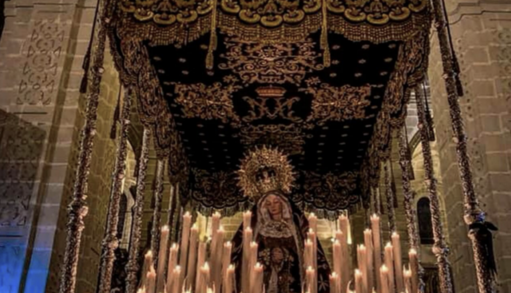 Palio de Nuestra Madre y Señora de la Soledad, de El Puerto, en el que irá los Remedios.