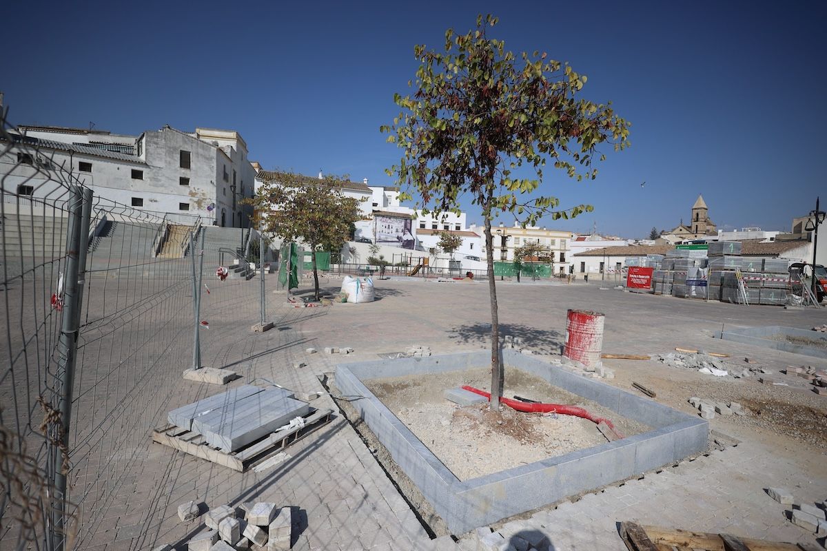 La plaza Belén de Jerez, una de las "islas de calor" de la ciudad.