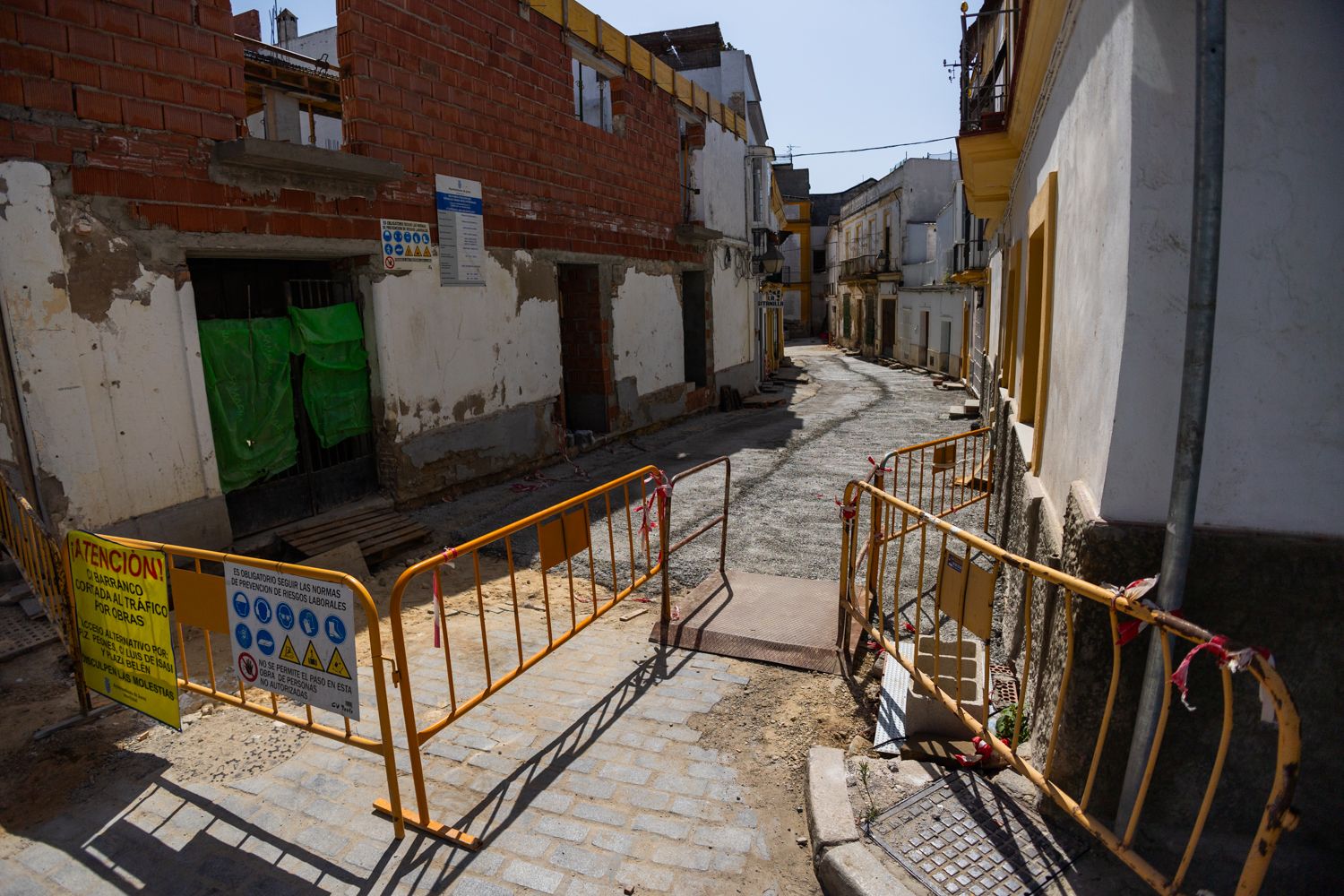 Comienzo de la calle Barranco