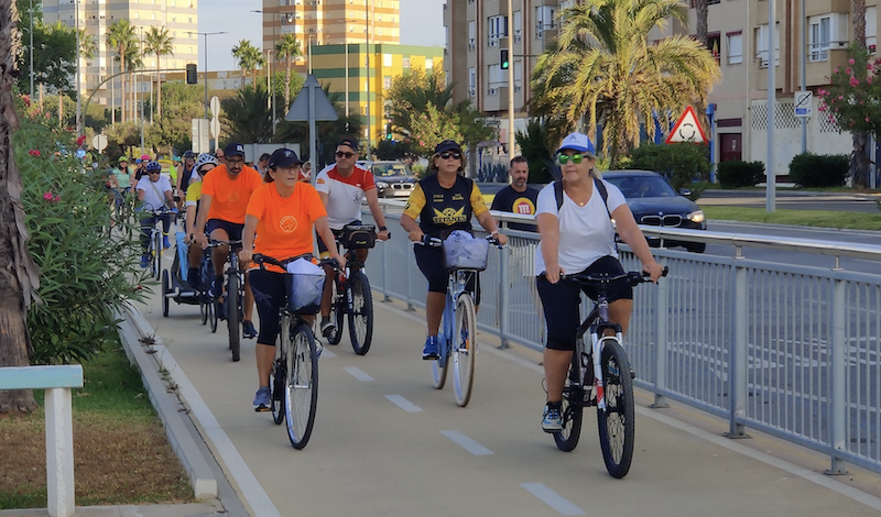 Imagen de archivo de una marcha ciclista.