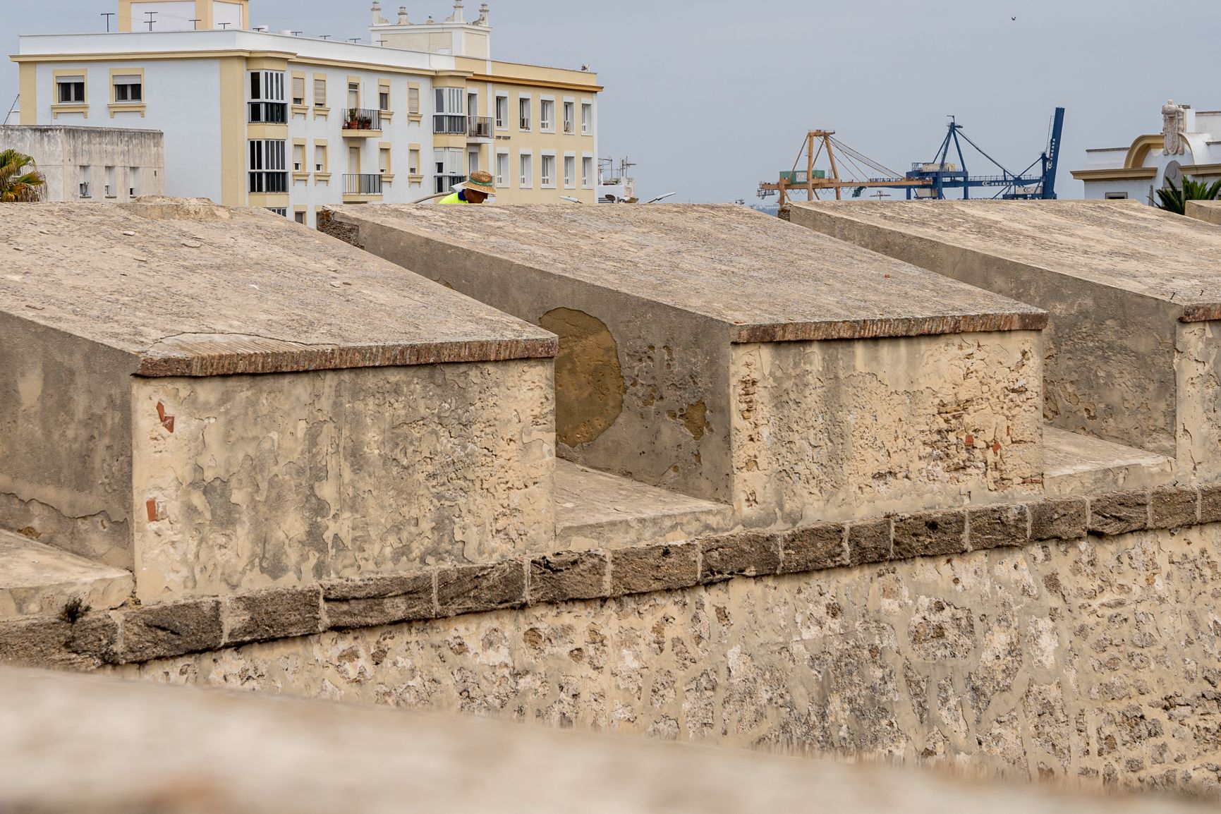 Vista de las Puertas de Tierra 