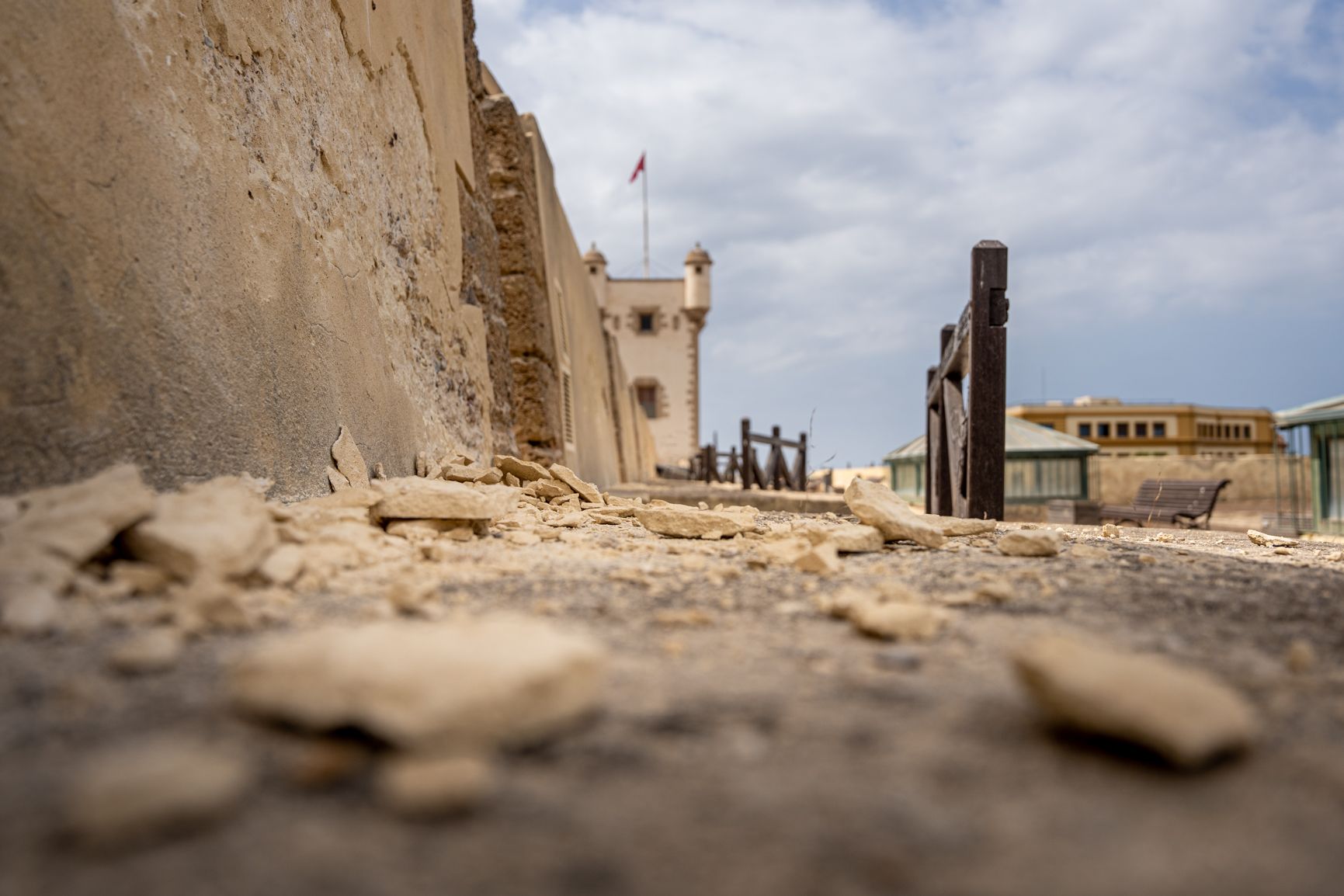 Puertas de Tierra desde el suelo
