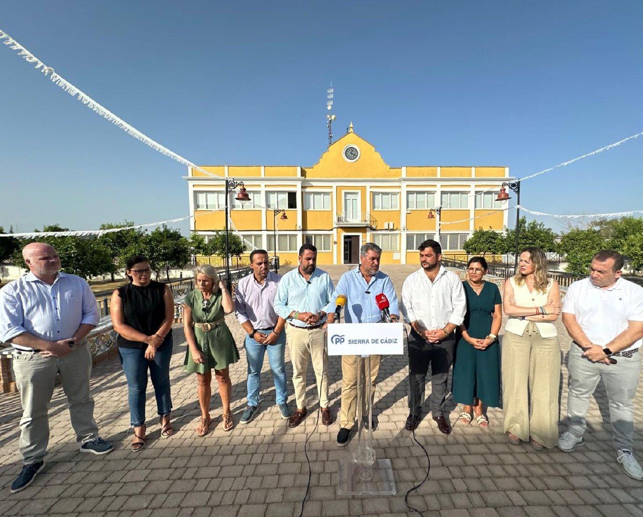 Alcaldes del PP de la Sierra de Cádiz.