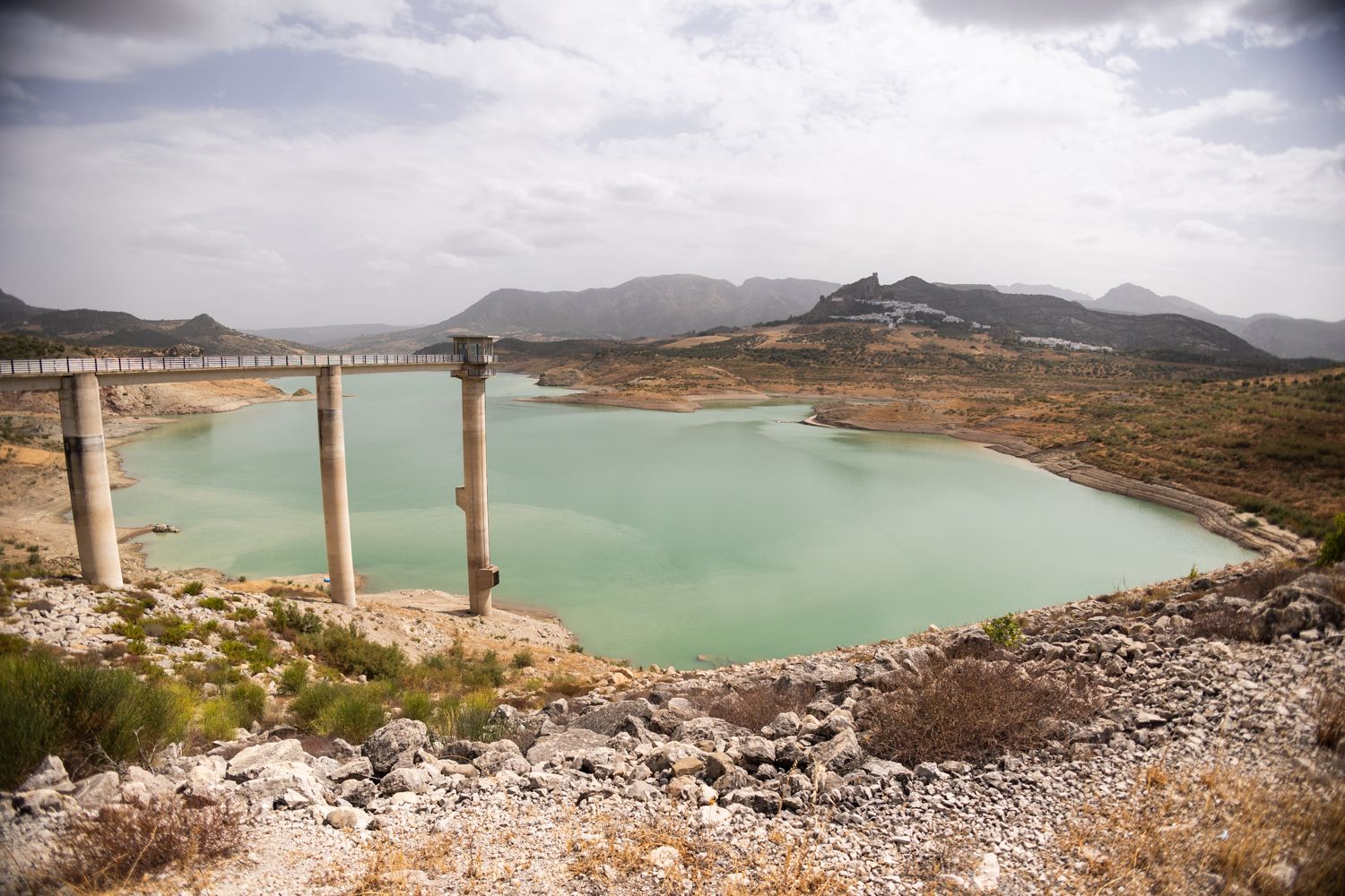 Presa de Zahara-El Gastor, en la provincia de Cádiz. Presa de Zahara-El Gastor, en la provincia de Cádiz.