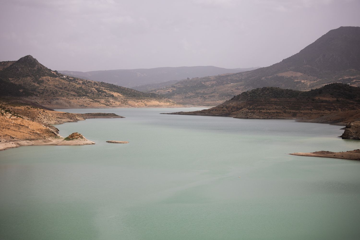 Embalse visto desde la presa