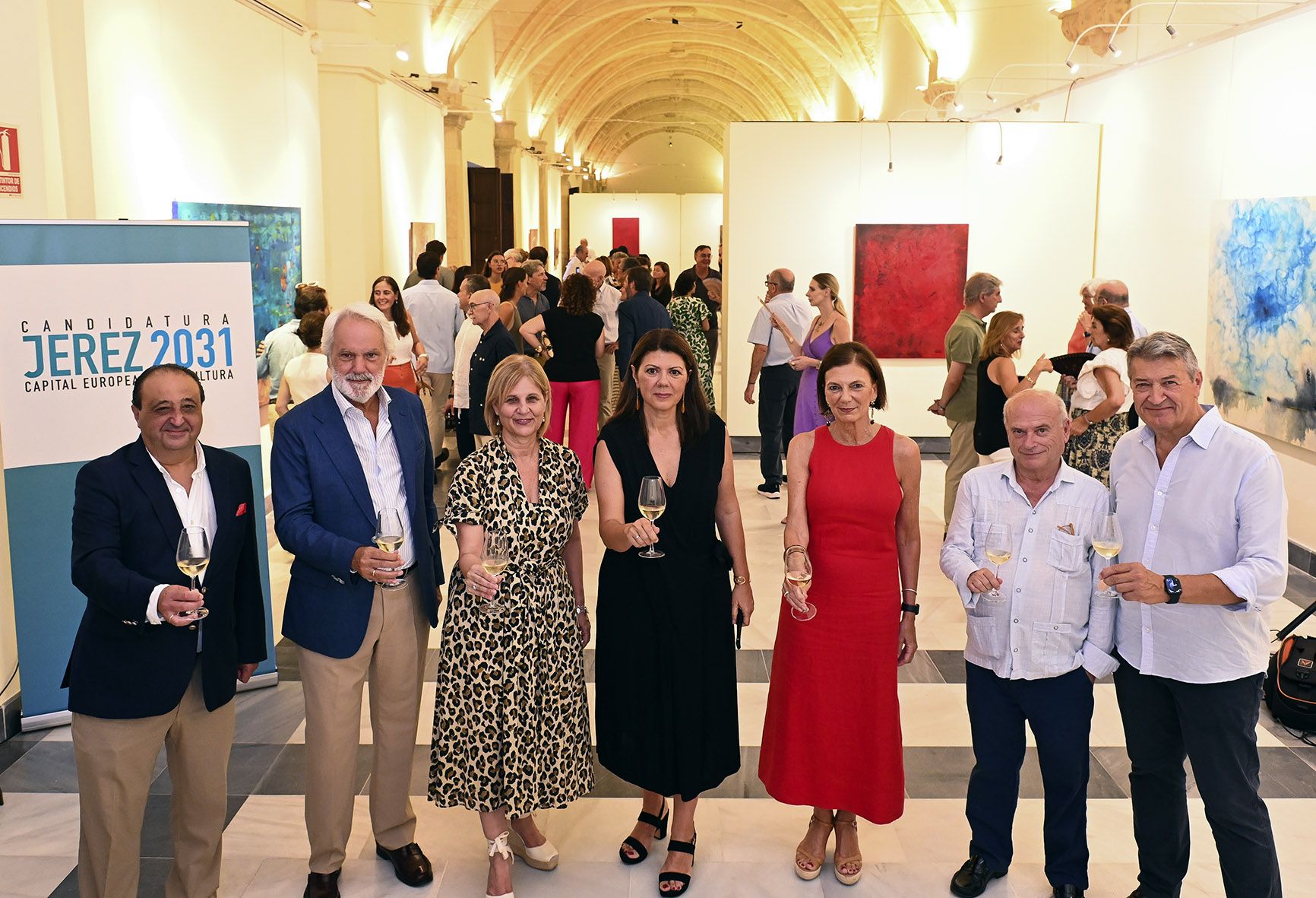 Inauguración de la exposición de Mariola Naranjo en los Claustros.