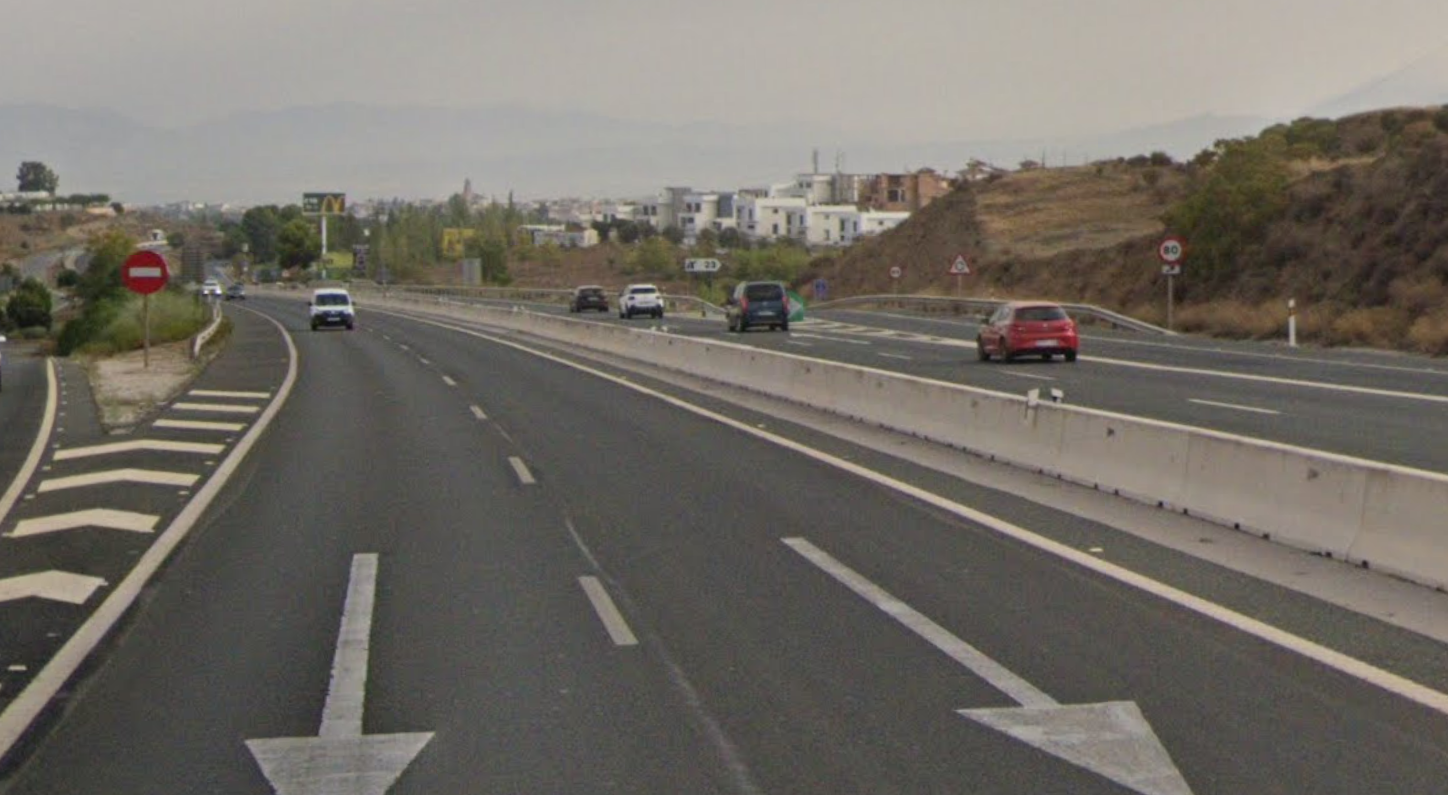 La autovía de entrada a Granada, en una imagen de archivo.
