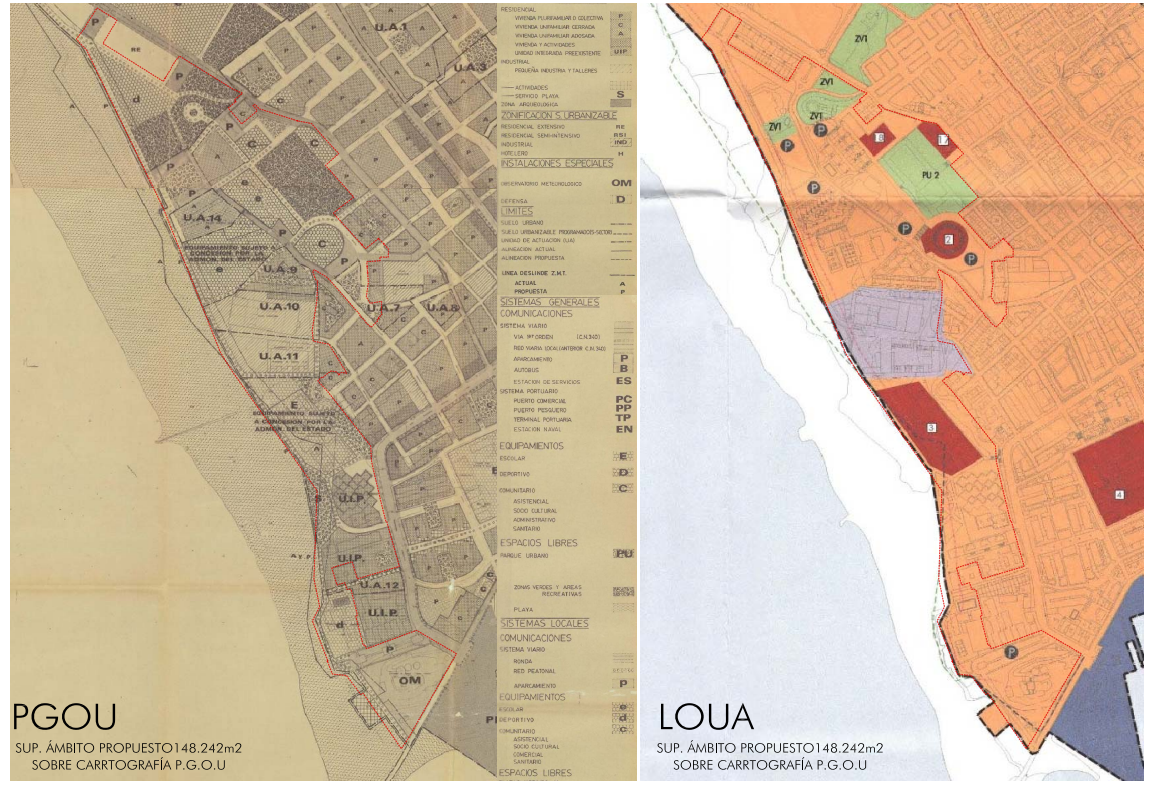 El PGOU de Tarifa en uno de los anexos del convenio.