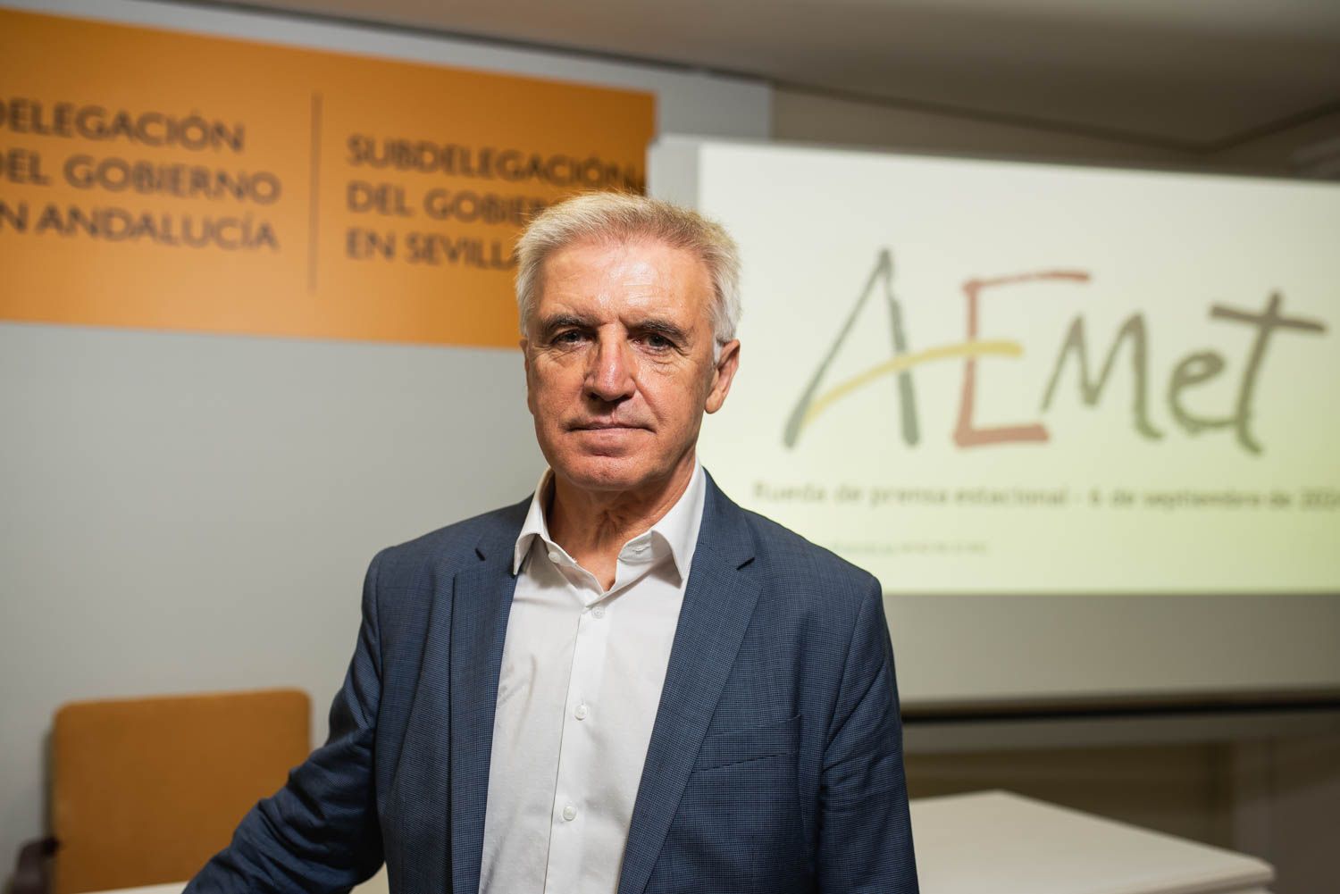 Juan de Dios del Pino, delegado de Aemet en Andalucía, en una entrevista con lavozdelsur.es.