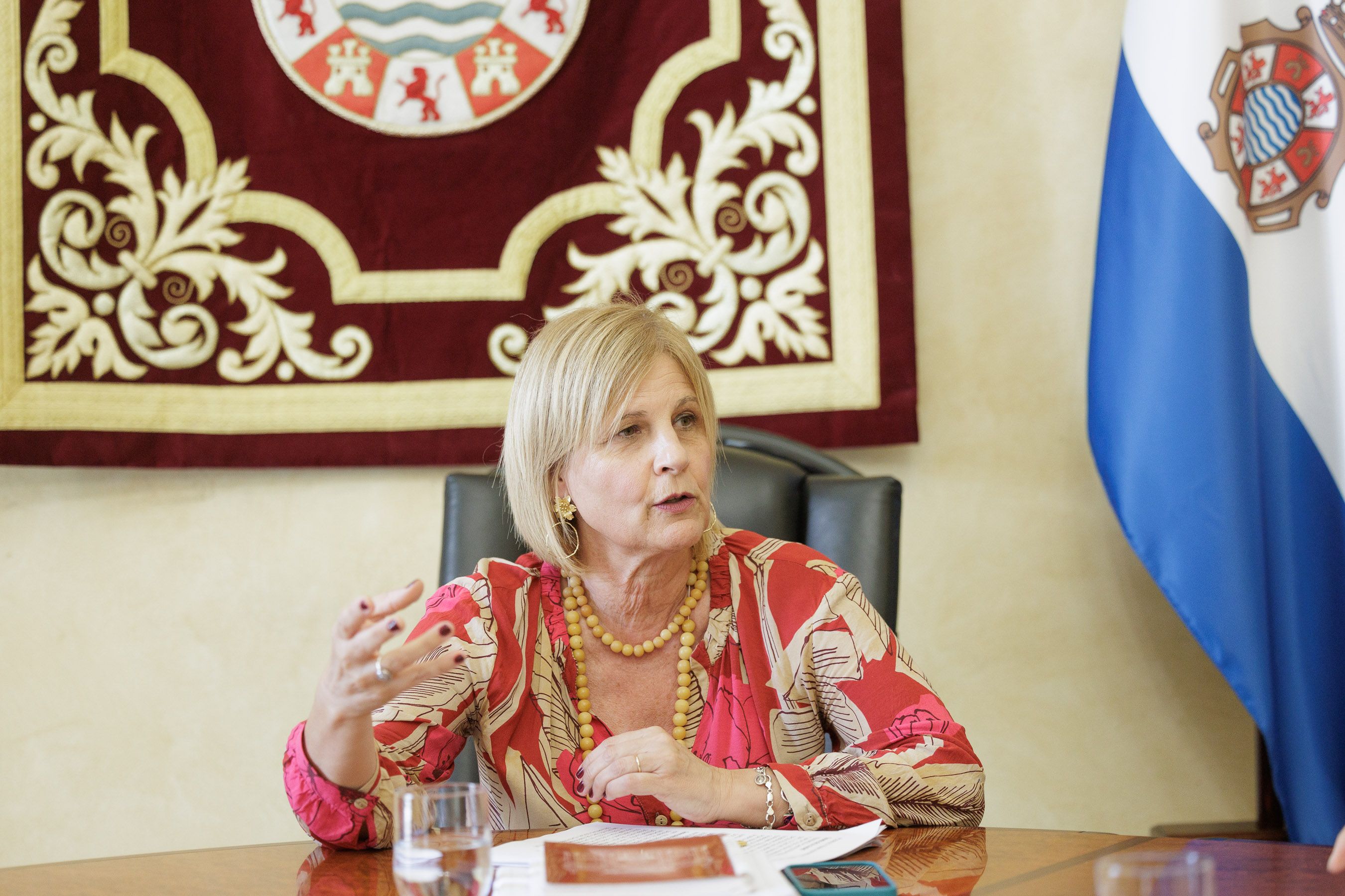 La alcaldesa de Jerez, María José García-Pelayo, en una entrevista reciente con lavozdelsur.es.