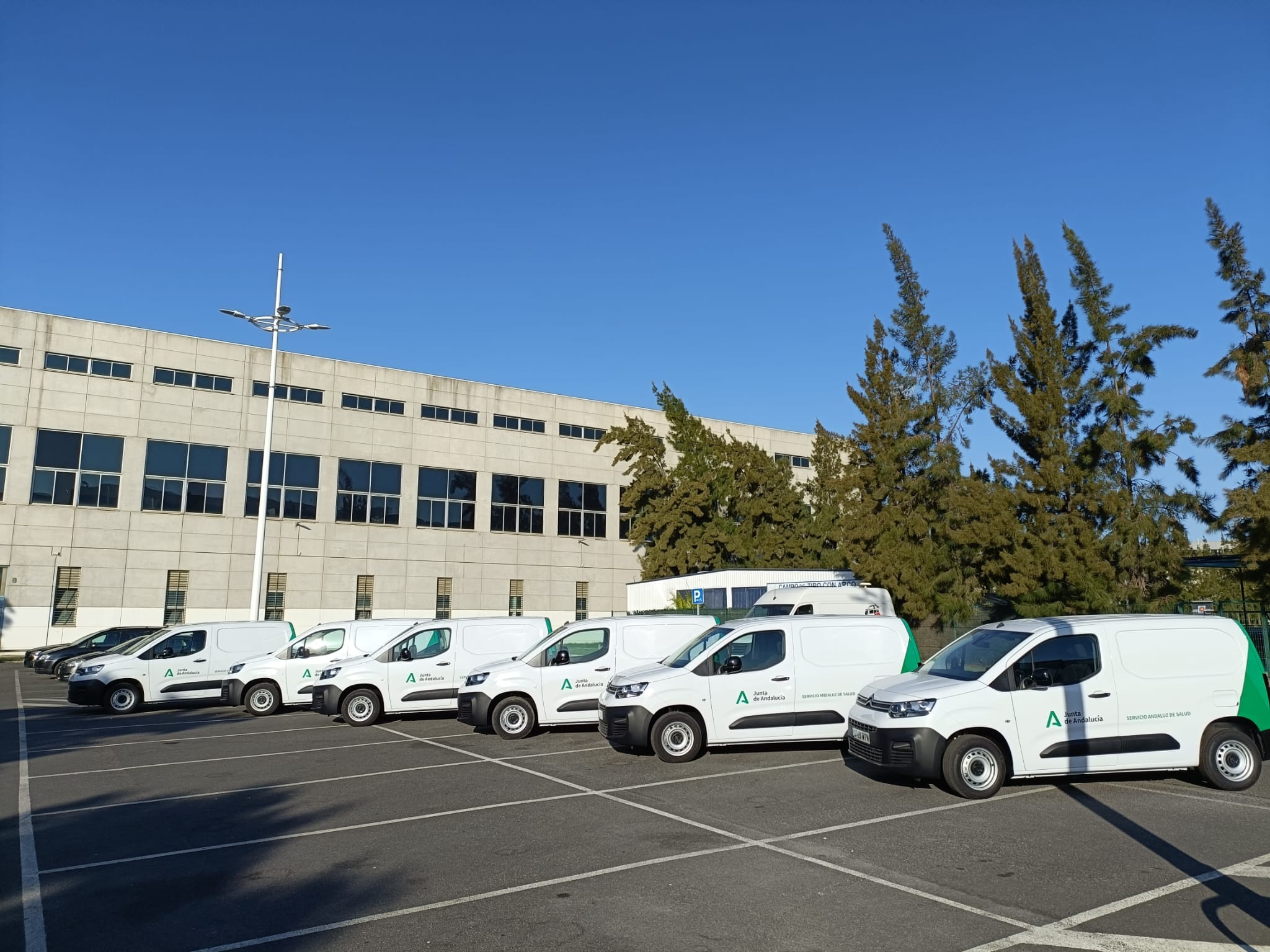 Vehículos en renting del SAS.