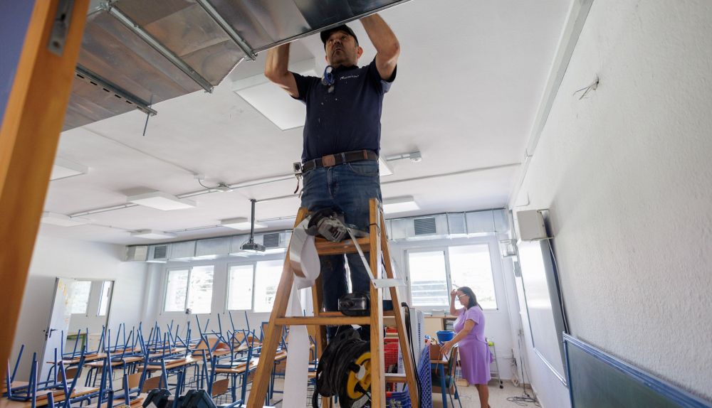 Las obras en CEIP Tartessos de Jerez
