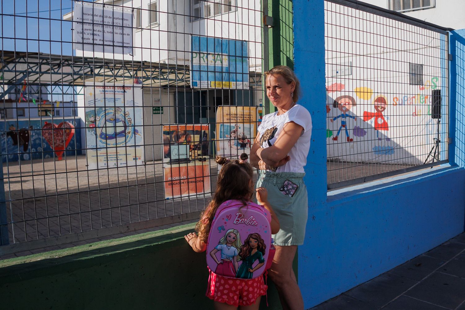 Batucada en el CEIP Federico Mayo para comienzo al nuevo curso