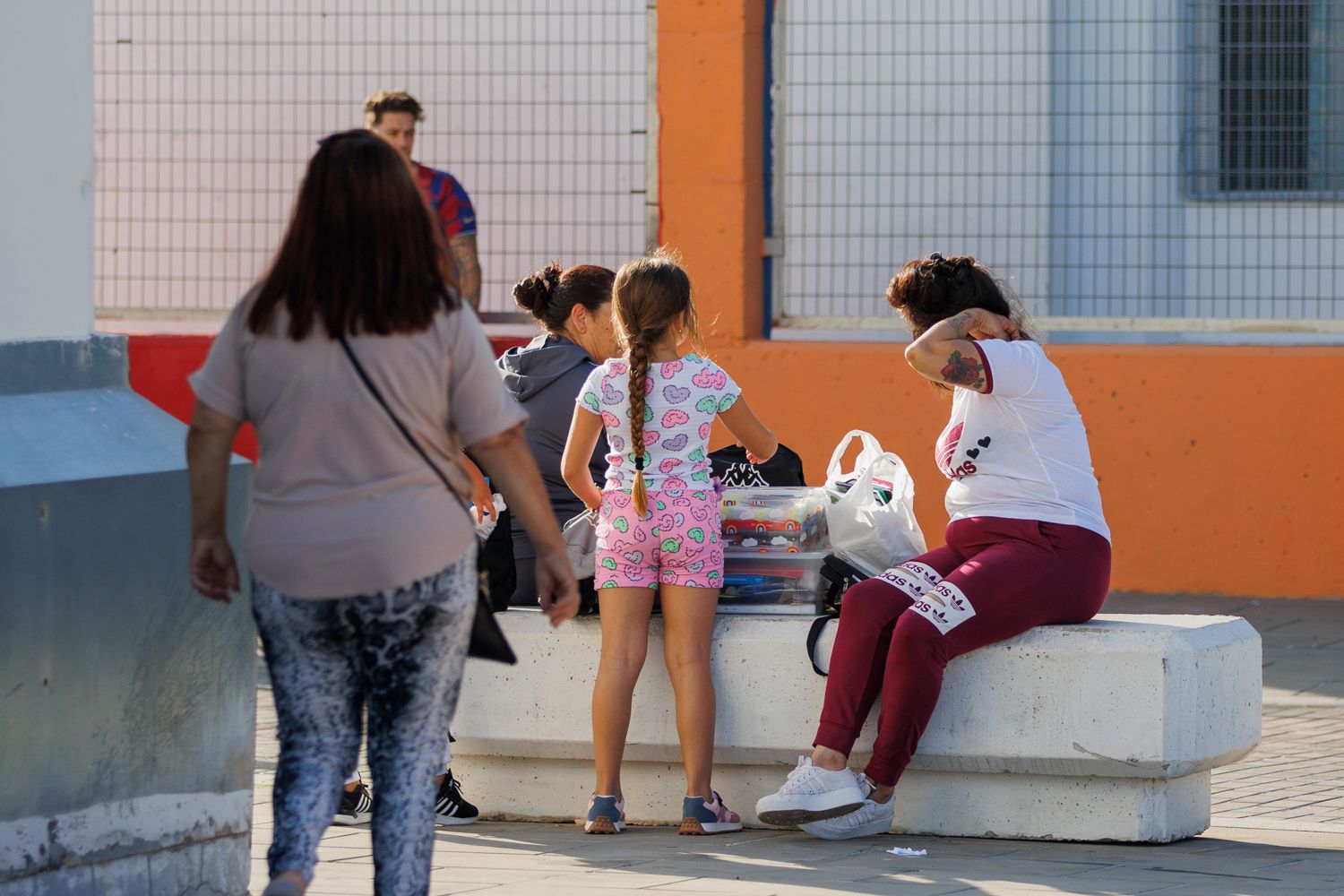 Batucada en el CEIP Federico Mayo para comienzo al nuevo curso
