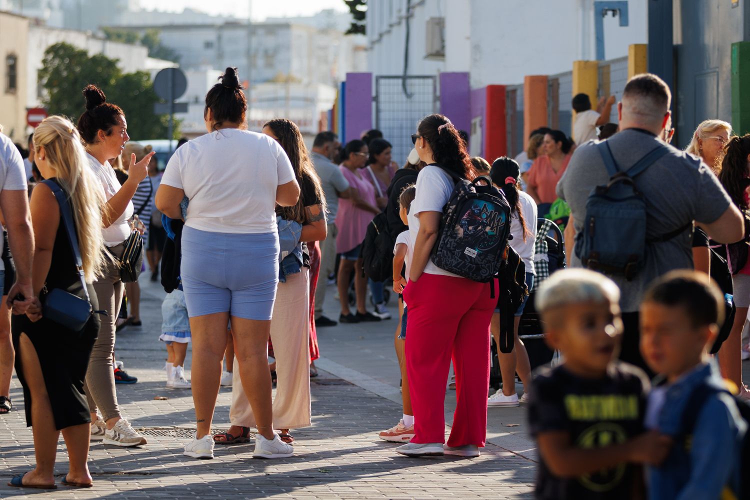 Batucada en el CEIP Federico Mayo para comienzo al nuevo curso