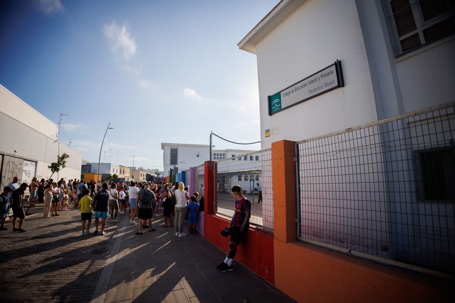 Batucada en el CEIP Federico Mayo para comienzo al nuevo curso