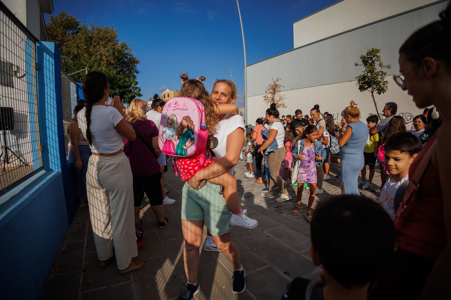 Batucada en el CEIP Federico Mayo para comienzo al nuevo curso