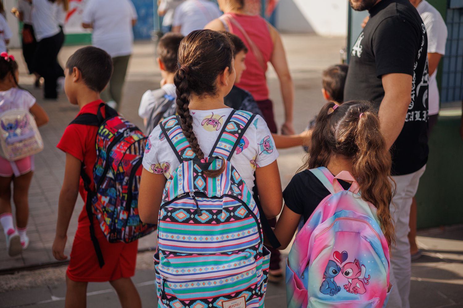 Batucada en el CEIP Federico Mayo para comienzo al nuevo curso