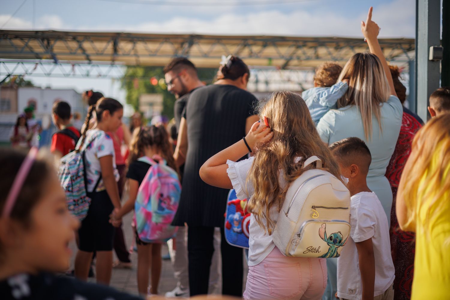 Batucada en el CEIP Federico Mayo para comienzo al nuevo curso
