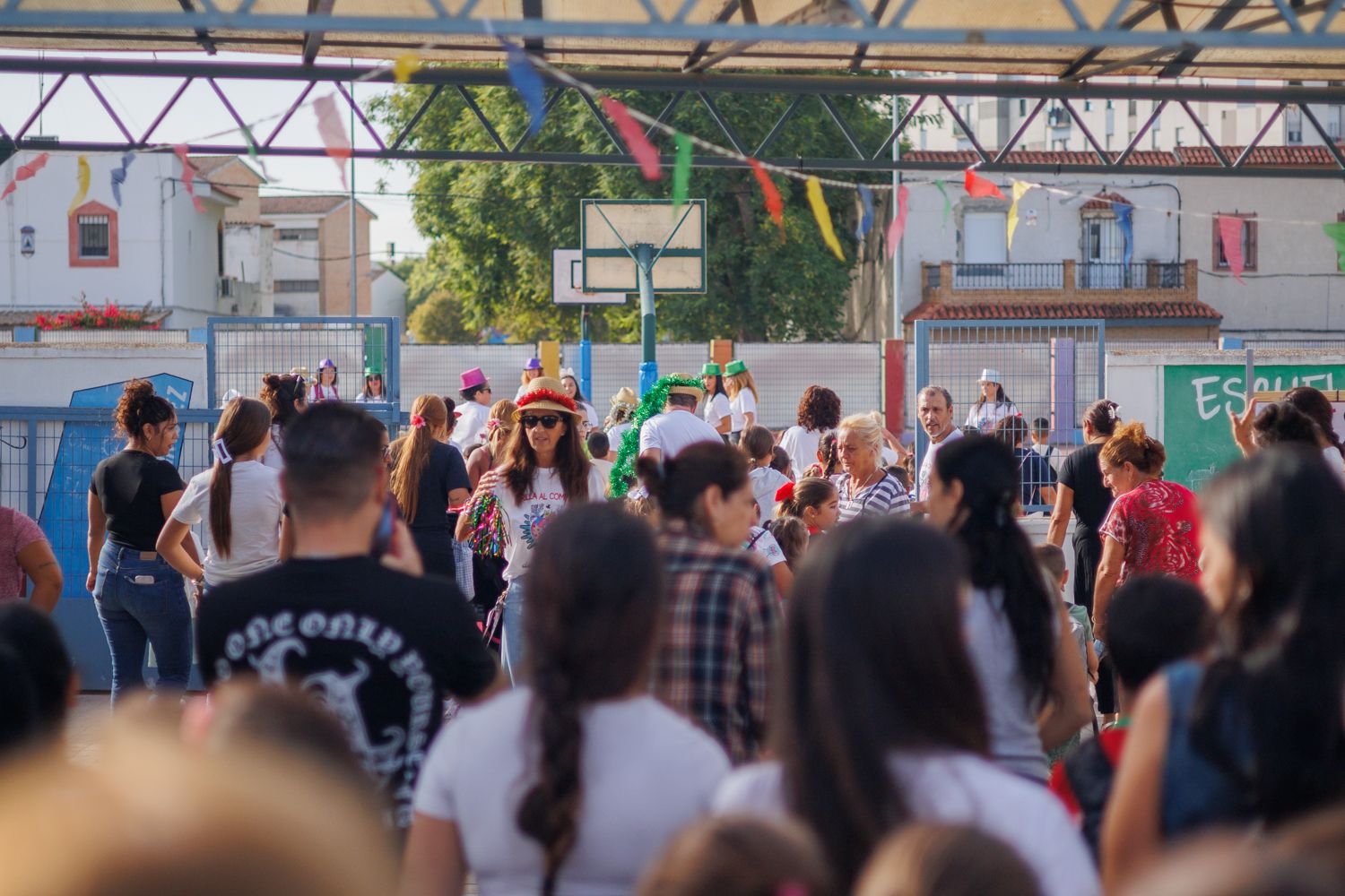 Batucada en el CEIP Federico Mayo para comienzo al nuevo curso