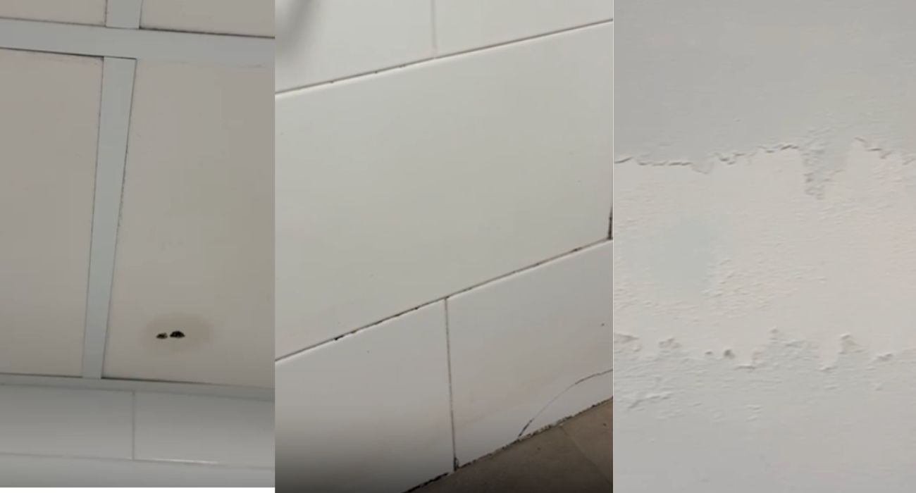 Algunos de los desperfectos tras las obras.