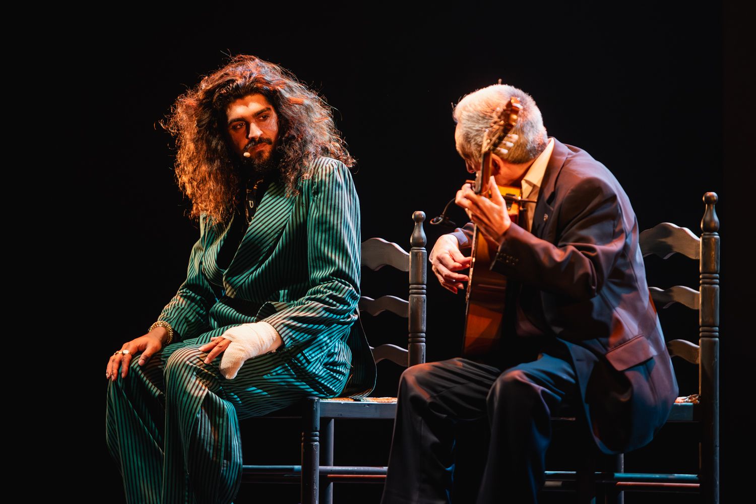Las imágenes de la actuación de Israel Fernández y Antonio el Relojero en la Bienal de Flamenco de Sevilla 2024