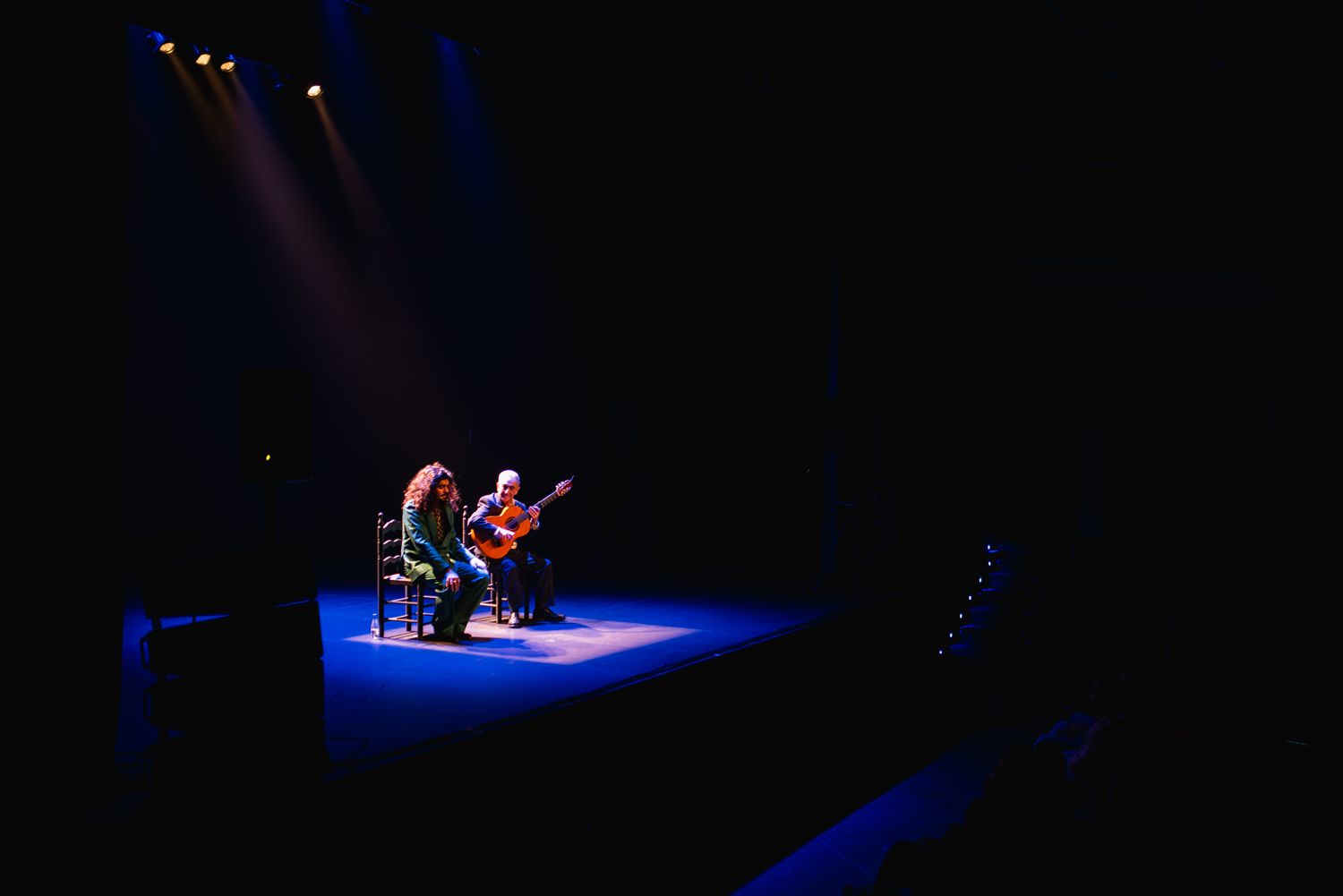 Las imágenes de la actuación de Israel Fernández y Antonio el Relojero en la Bienal de Flamenco de Sevilla 2024