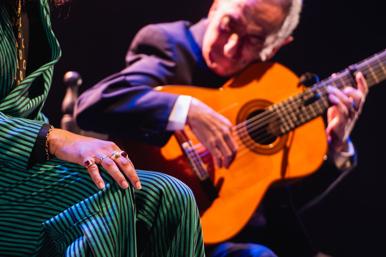 Las imágenes de la actuación de Israel Fernández y Antonio el Relojero en la Bienal de Flamenco de Sevilla 2024