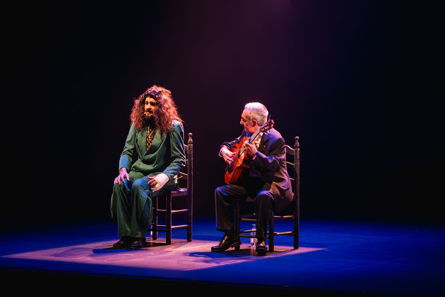 Las imágenes de la actuación de Israel Fernández y Antonio el Relojero en la Bienal de Flamenco de Sevilla 2024