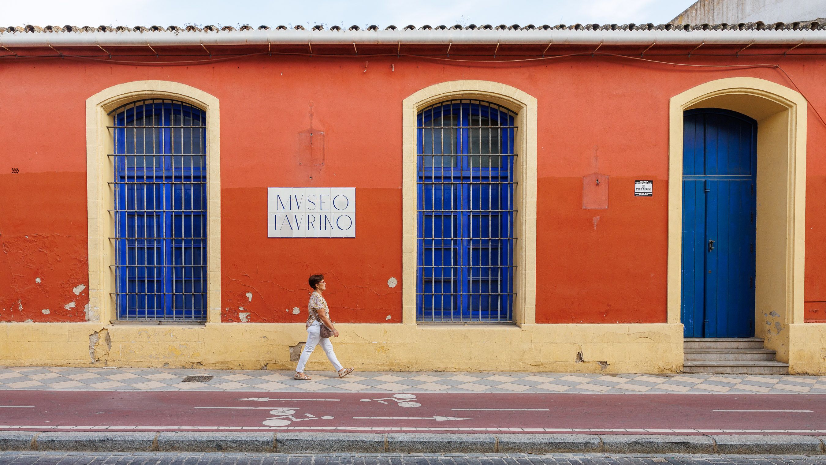 Fachada del antiguo Museo Taurino de Jerez.