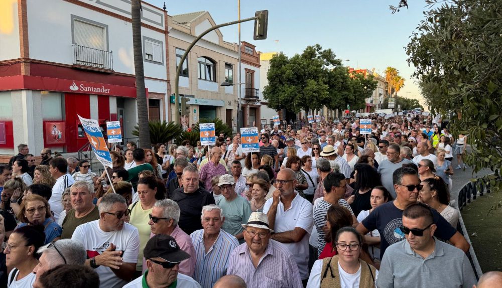 Manifestación por la sanidad pública en Mairena del Alcor.