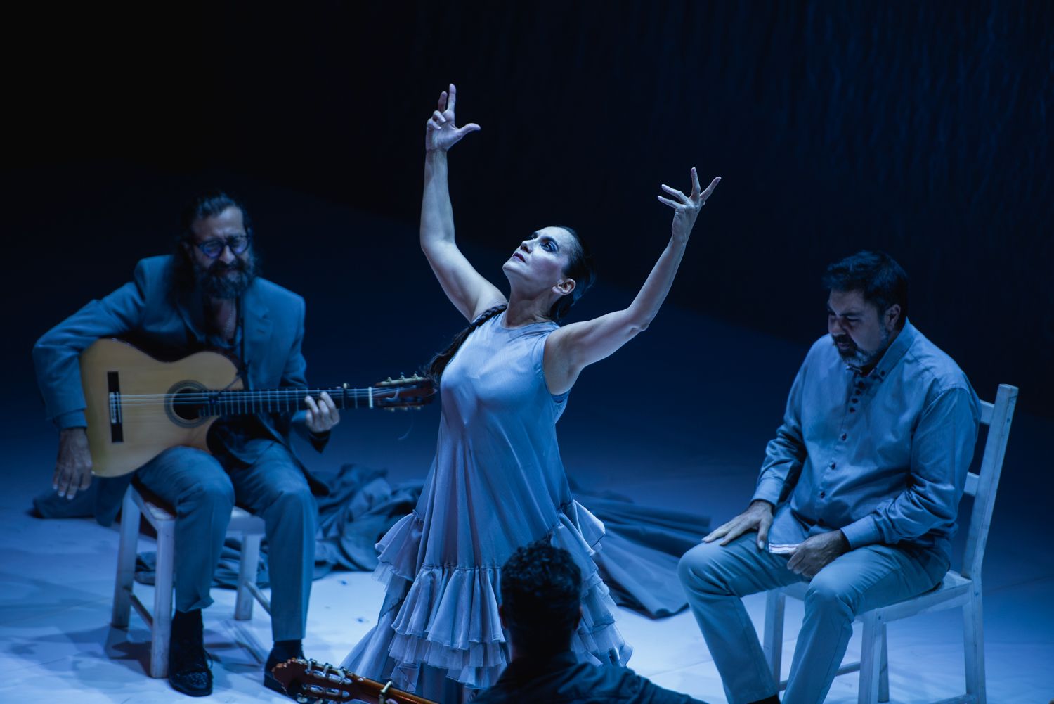 Imágenes de la actuación de Rafaela Carrasco en el Teatro Central, en la Bienal de Flamenco de Sevilla 2024