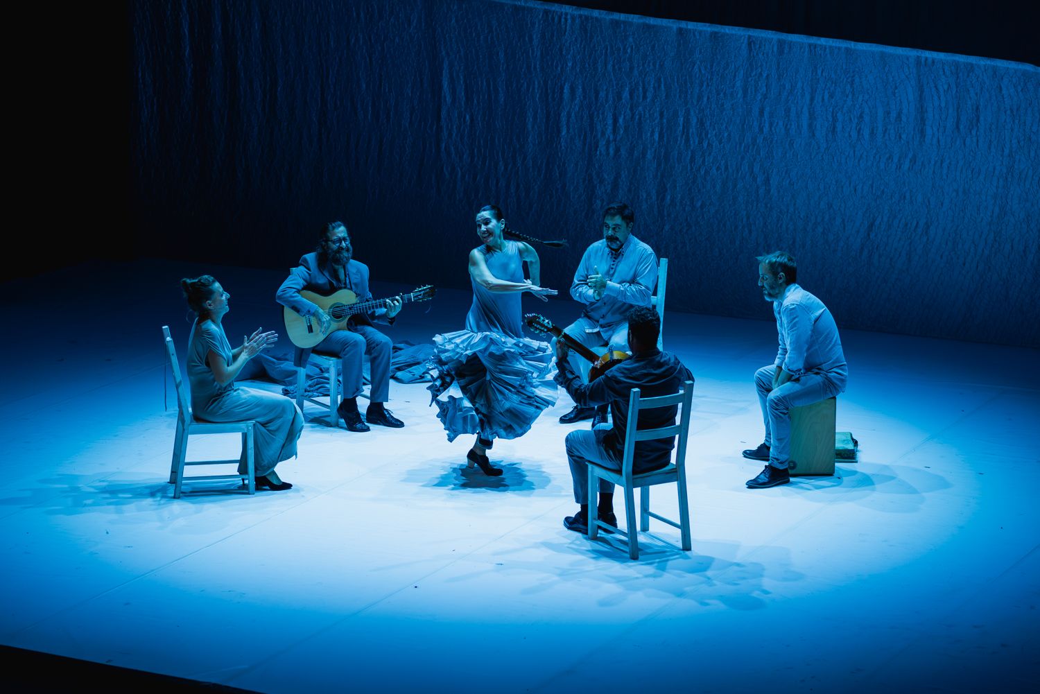 Imágenes de la actuación de Rafaela Carrasco en el Teatro Central, en la Bienal de Flamenco de Sevilla 2024