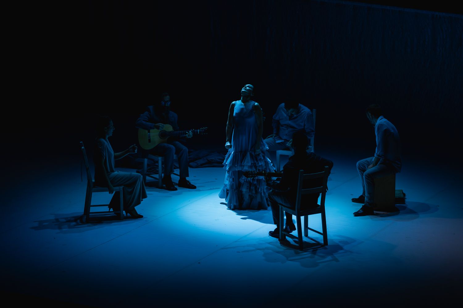 Imágenes de la actuación de Rafaela Carrasco en el Teatro Central, en la Bienal de Flamenco de Sevilla 2024