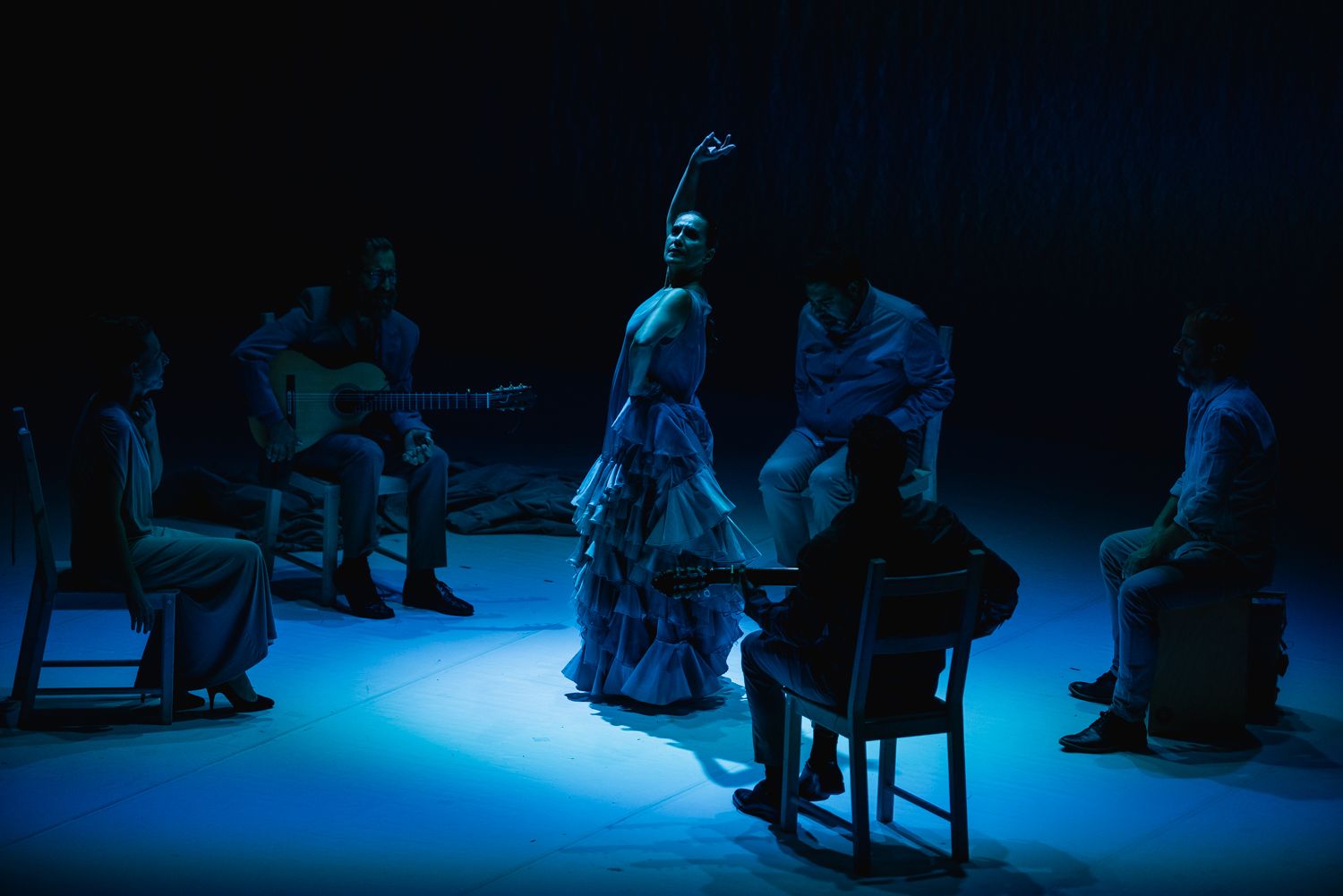 Imágenes de la actuación de Rafaela Carrasco en el Teatro Central, en la Bienal de Flamenco de Sevilla 2024