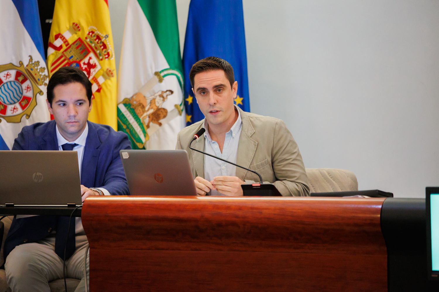 Jaime Espinar, en el pleno ordinario de septiembre.