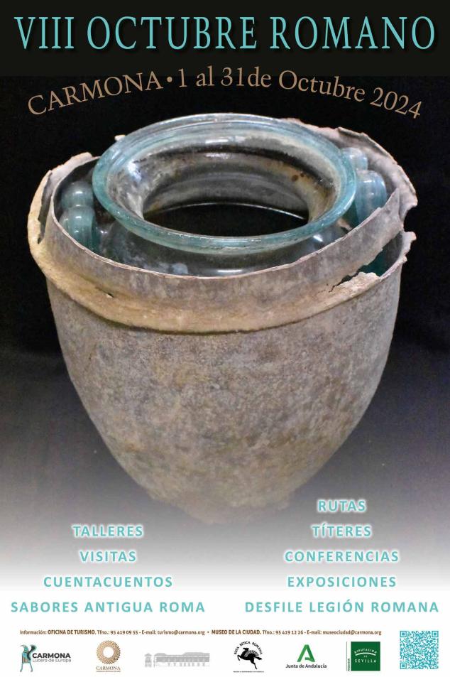 Cartel del 'Octubre Romano de Carmona'